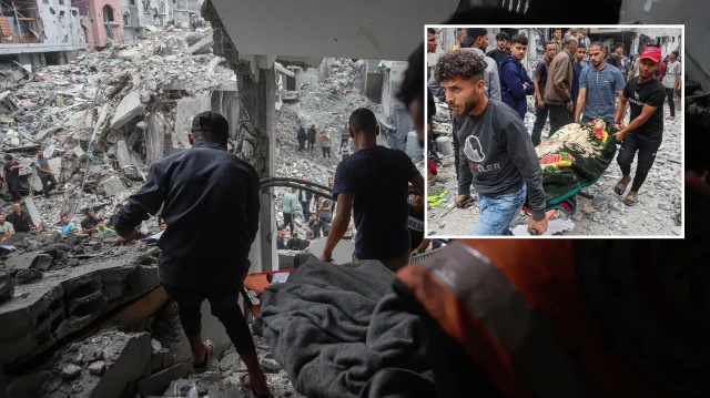 katil israilin gazzeye duzenledigi saldirilarda 12 filistinli hayatini kaybetti 939HfJCO