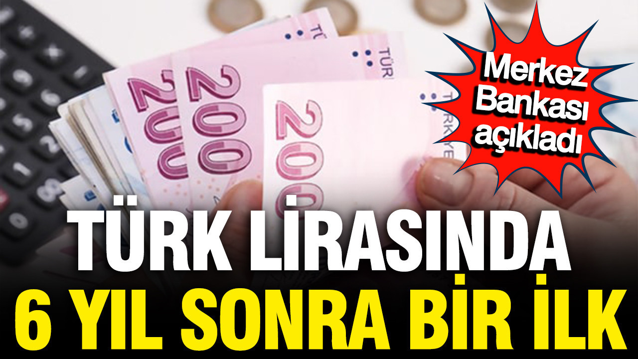Türk Lirası 6 Yıl Sonra Güçlendi: Merkez Bankası Verileri Açıklandı