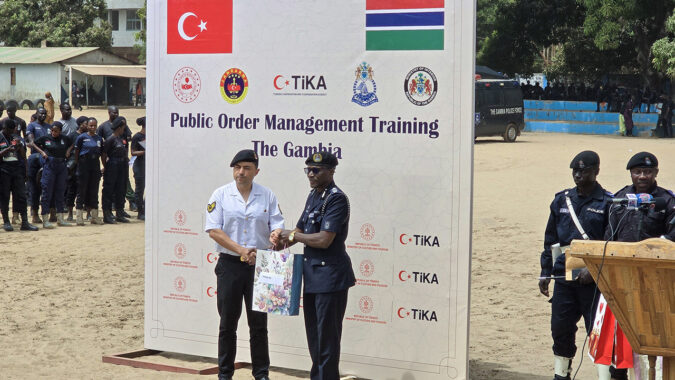 TİKA, Gambiya Polis Teşkilatı’na Toplumsal Olaylara Müdahale Eğitimi Gerçekleştirdi