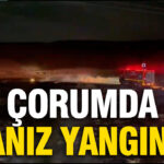 Corumda aniz yangini buyumeden sonduruldu IMaTpNqN